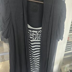 Attached 2 piece shirt